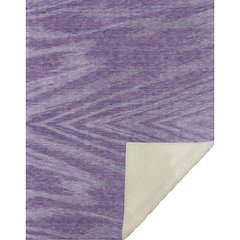 Premium Machine Washable ASB876 Purple 50" x 70" Sherpa Throw Blanket