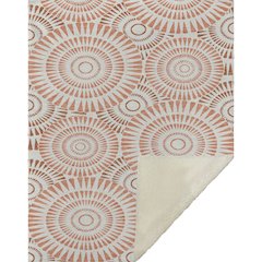 Premium Machine Washable ASB877 Coral 50" x 70" Sherpa Throw Blanket