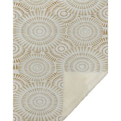Premium Machine Washable ASB877 Gold 50" x 70" Sherpa Throw Blanket