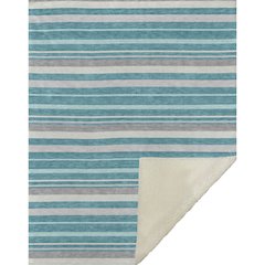 Premium Machine Washable ASB879 Teal 50" x 70" Sherpa Throw Blanket