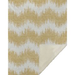 Premium Machine Washable ASB880 Gold 50" x 70" Sherpa Throw Blanket