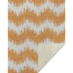 Premium Machine Washable ASB880 Orange 50" x 70" Sherpa Throw Blanket