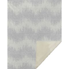Premium Machine Washable ASB880 Silver 50" x 70" Sherpa Throw Blanket