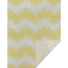 Premium Machine Washable ASB880 Yellow 50" x 70" Sherpa Throw Blanket