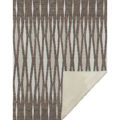 Premium Machine Washable ASB881 Brown 50" x 70" Sherpa Throw Blanket