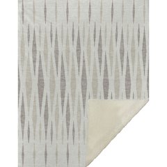 Premium Machine Washable ASB881 Ivory 50" x 70" Sherpa Throw Blanket