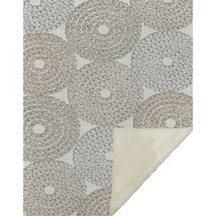 Premium Machine Washable ASB882 Ivory 50" x 70" Sherpa Throw Blanket