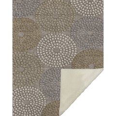 Premium Machine Washable ASB882 Taupe 50" x 70" Sherpa Throw Blanket