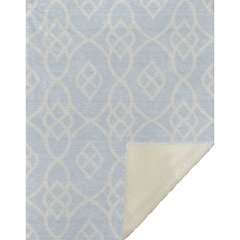Premium Machine Washable ASB884 Sky 50" x 70" Sherpa Throw Blanket