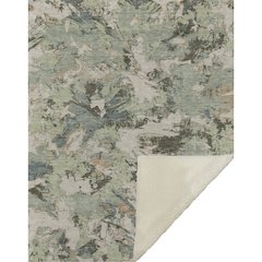 Premium Machine Washable ASB885 Beige 50" x 70" Sherpa Throw Blanket