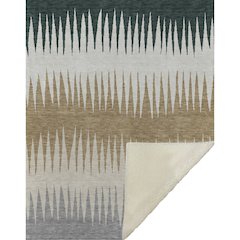 Premium Machine Washable ASB886 Charcoal 50" x 70" Sherpa Throw Blanket