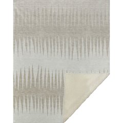 Premium Machine Washable ASB886 Ivory 50" x 70" Sherpa Throw Blanket