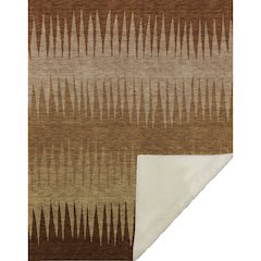 Premium Machine Washable ASB886 Paprika 50" x 70" Sherpa Throw Blanket