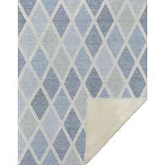 Premium Machine Washable ASB887 Sky 50" x 70" Sherpa Throw Blanket
