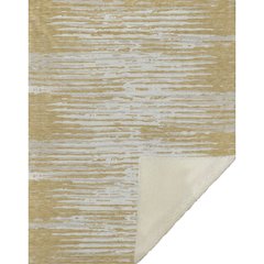 Premium Machine Washable ASB888 Gold 50" x 70" Sherpa Throw Blanket
