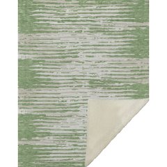 Premium Machine Washable ASB888 Green 50" x 70" Sherpa Throw Blanket