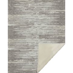 Premium Machine Washable ASB888 Taupe 50" x 70" Sherpa Throw Blanket