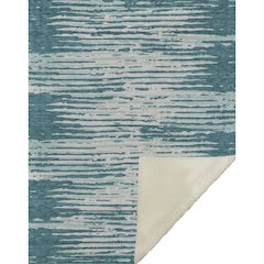 Premium Machine Washable ASB888 Teal 50" x 70" Sherpa Throw Blanket