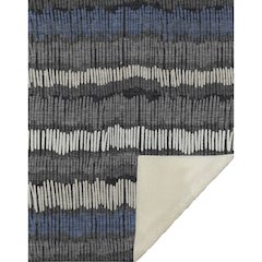 Premium Machine Washable ASB889 Charcoal 50" x 70" Sherpa Throw Blanket