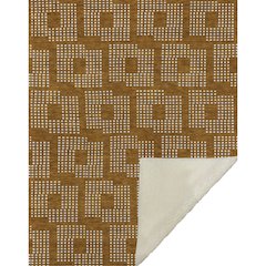 Premium Machine Washable ASB890 Terracotta 50" x 70" Sherpa Throw Blanket