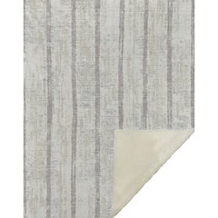 Premium Machine Washable ASB892 Ivory 50" x 70" Sherpa Throw Blanket