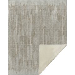 Premium Machine Washable ASB893 Beige 50" x 70" Sherpa Throw Blanket