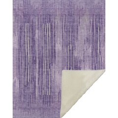 Premium Machine Washable ASB893 Purple 50" x 70" Sherpa Throw Blanket