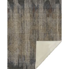 Premium Machine Washable ASB893 Taupe 50" x 70" Sherpa Throw Blanket