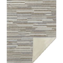 Premium Machine Washable ASB894 Taupe 50" x 70" Sherpa Throw Blanket