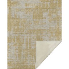 Premium Machine Washable ASB895 Gold 50" x 70" Sherpa Throw Blanket