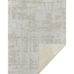 Premium Machine Washable ASB895 Ivory 50" x 70" Sherpa Throw Blanket