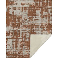 Premium Machine Washable ASB895 Paprika 50" x 70" Sherpa Throw Blanket