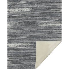 Premium Machine Washable ASB896 Gray 50" x 70" Sherpa Throw Blanket