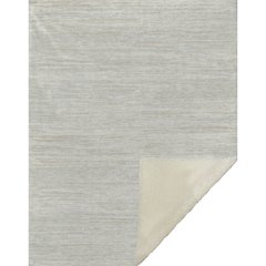 Premium Machine Washable ASB896 Ivory 50" x 70" Sherpa Throw Blanket