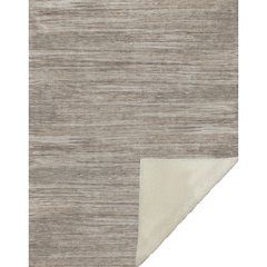 Premium Machine Washable ASB896 Taupe 50" x 70" Sherpa Throw Blanket