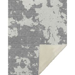 Premium Machine Washable ASB897 Gray 50" x 70" Sherpa Throw Blanket