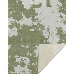 Premium Machine Washable ASB897 Green 50" x 70" Sherpa Throw Blanket