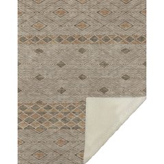 Premium Machine Washable ASB898 Brown 50" x 70" Sherpa Throw Blanket