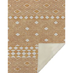 Premium Machine Washable ASB898 Orange 50" x 70" Sherpa Throw Blanket