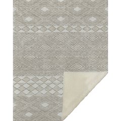 Premium Machine Washable ASB898 Taupe 50" x 70" Sherpa Throw Blanket