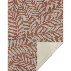Premium Machine Washable ASB899 Paprika 50" x 70" Sherpa Throw Blanket