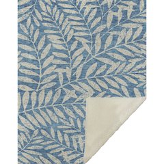 Premium Machine Washable ASB899 Teal 50" x 70" Sherpa Throw Blanket