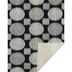 Premium Machine Washable ASB900 Black 50" x 70" Sherpa Throw Blanket