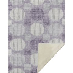 Premium Machine Washable ASB900 Purple 50" x 70" Sherpa Throw Blanket