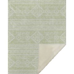 Premium Machine Washable ASB901 Mint 50" x 70" Sherpa Throw Blanket