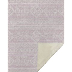 Premium Machine Washable ASB901 Pink 50" x 70" Sherpa Throw Blanket