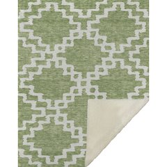 Premium Machine Washable ASB902 Aloe 50" x 70" Sherpa Throw Blanket