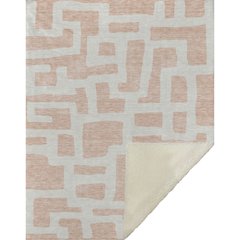 Premium Machine Washable ASB903 Peach 50" x 70" Sherpa Throw Blanket