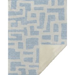 Premium Machine Washable ASB903 Sky 50" x 70" Sherpa Throw Blanket