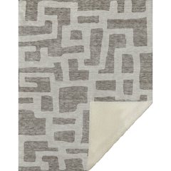 Premium Machine Washable ASB903 Taupe 50" x 70" Sherpa Throw Blanket